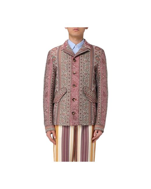 Light Jackets Etro de hombre de color Brown