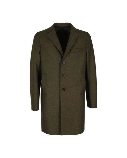 Harris Wharf London Green Single-Breasted Coats for men