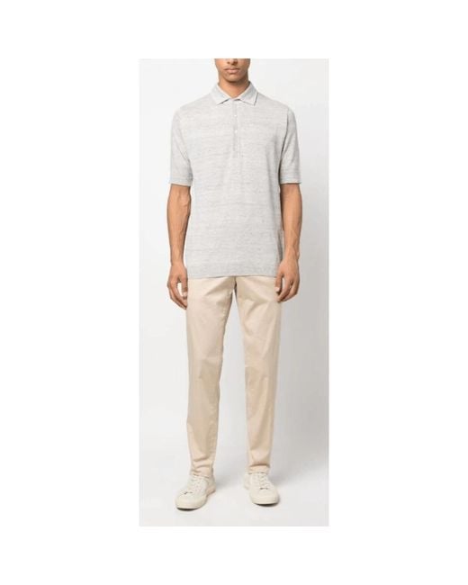 Lardini Natural Straight Trousers for men