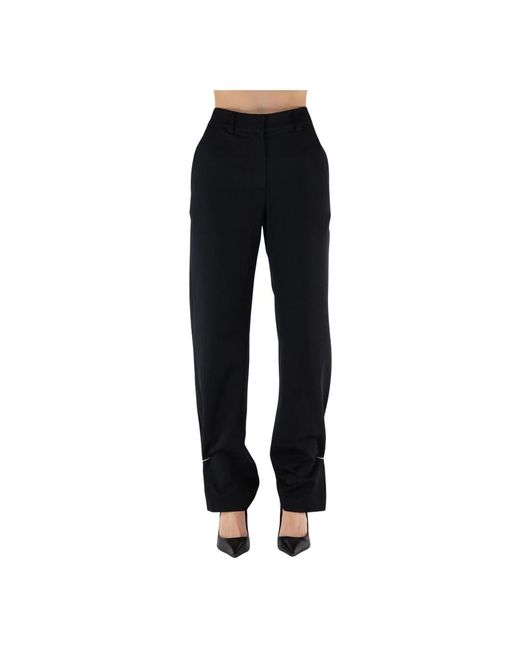 Straight Trousers J.W. Anderson de color Black