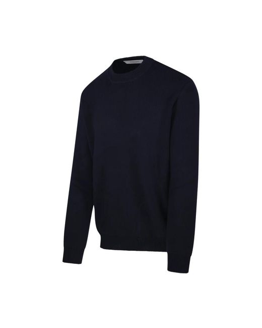 Golden Goose Deluxe Brand Blue Round-Neck Knitwear for men