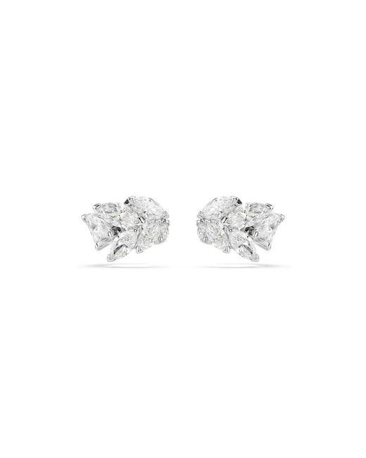 Earrings Swarovski de color White
