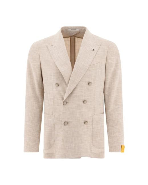 Tagliatore Herrenbekleidung Jacke Grau Ss25 in Natural für Herren