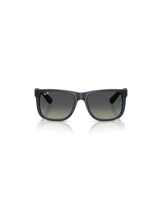 Ray-Ban Authentieke Justin Zonnebril, Premium Kwaliteit! in het Black voor heren