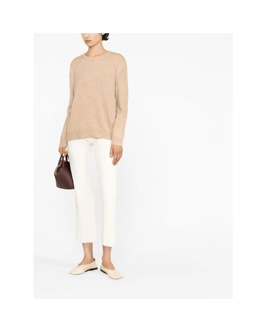 Theory White Straight Trousers