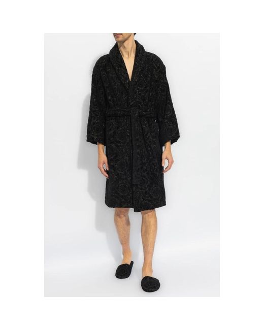Versace Black Robes for men