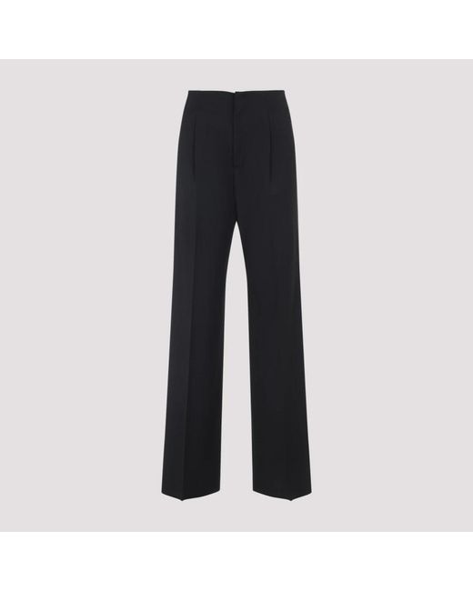 Alberta Ferretti Blue Tropical Pants