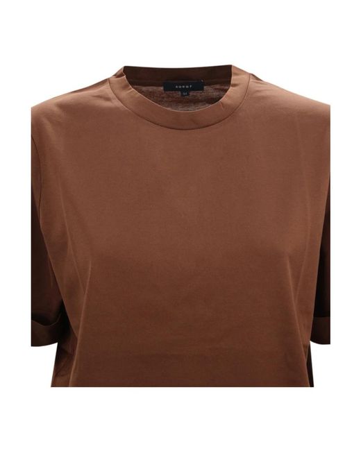 Soeur Tops ,Bruin ,Katoen Ama T-Shirt in het Brown