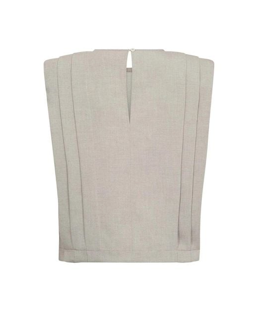 co'couture Gray Blouses