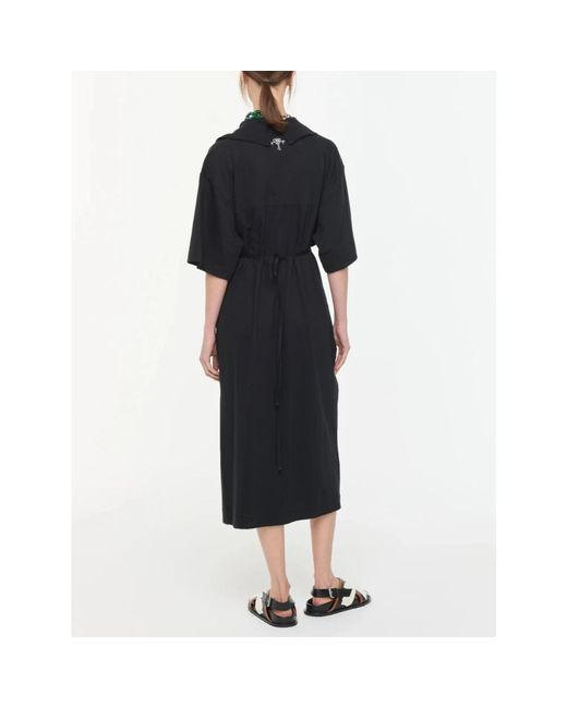 Shirt Dresses Plan C de color Black