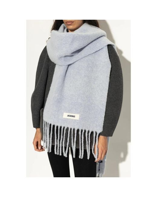 Jacquemus Blue Winter Scarves