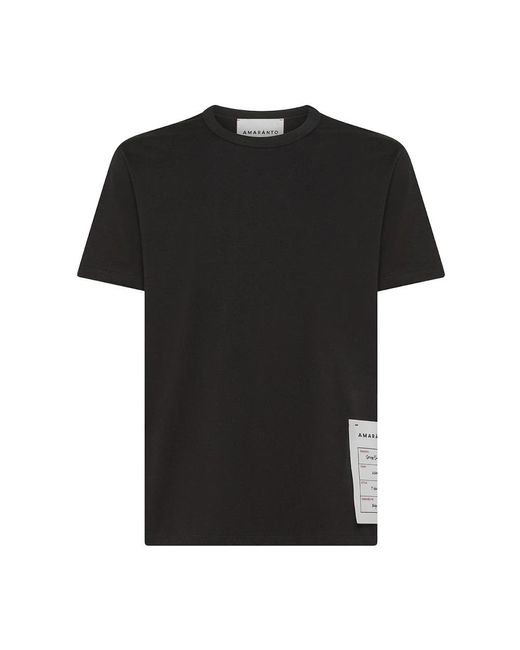 Amaranto Black T-Shirts for men