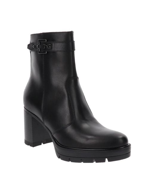 Nero Giardini Black Heeled Boots
