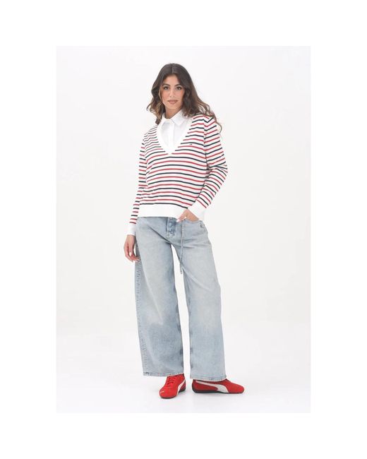 Tommy Hilfiger Blue Wide Jeans