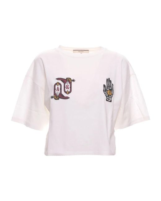 Conjunto de panna t-shirt y polo Akep de color Pink