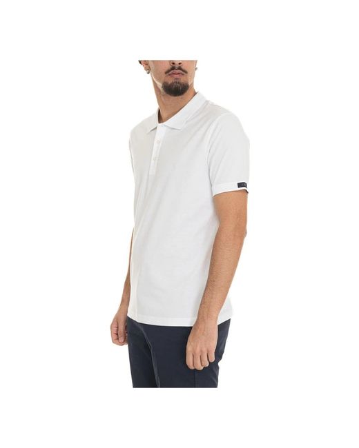 Fay White Polo Shirts for men