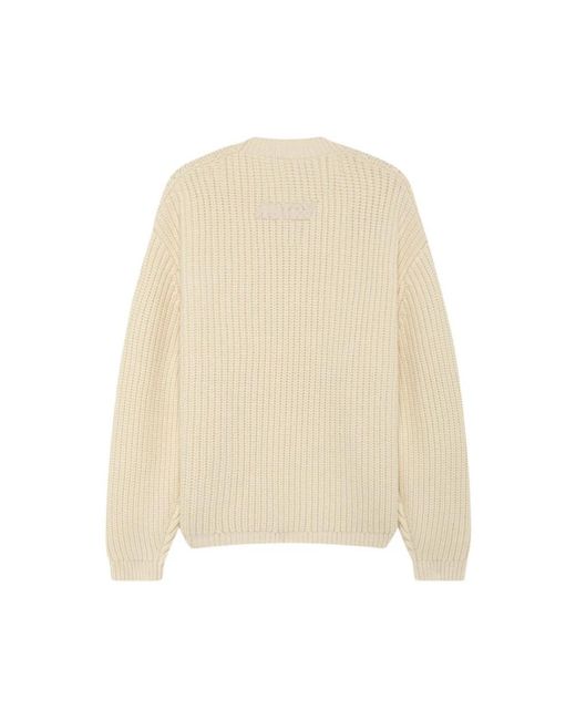 Autry Rundhals-Strickpullover in Natural für Herren