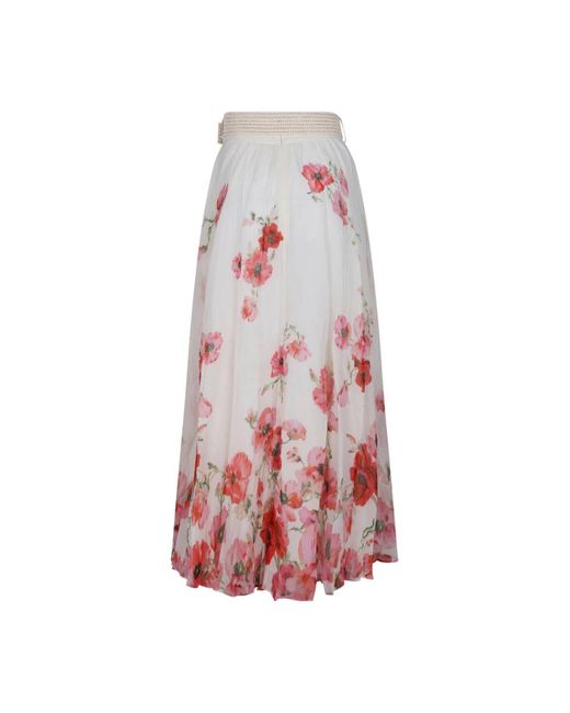 Zimmermann Red Maxi Skirts