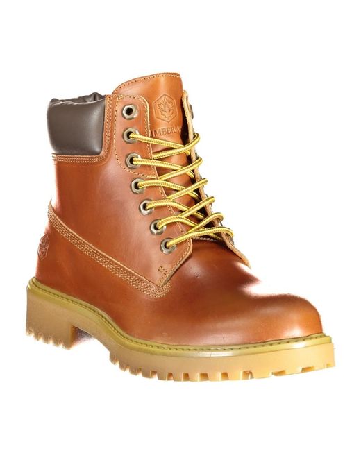 Lumberjack Brown Lace-Up Boots for men