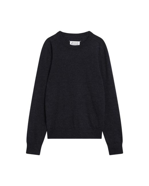 Round-Neck Knitwear Maison Margiela pour homme en coloris Blue