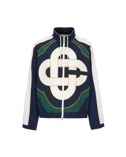 Casablanca Blue Zip-Throughs for men