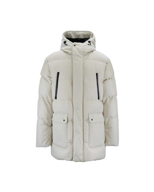 Herno Gray Down Jackets for men