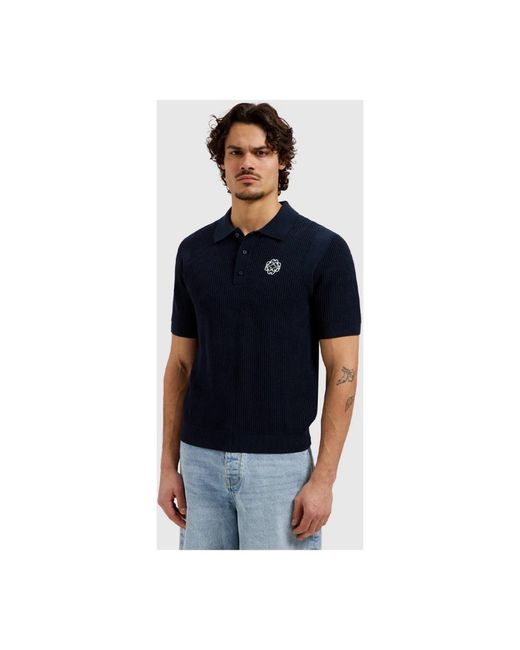 Pure Path Blue Polo Shirts for men