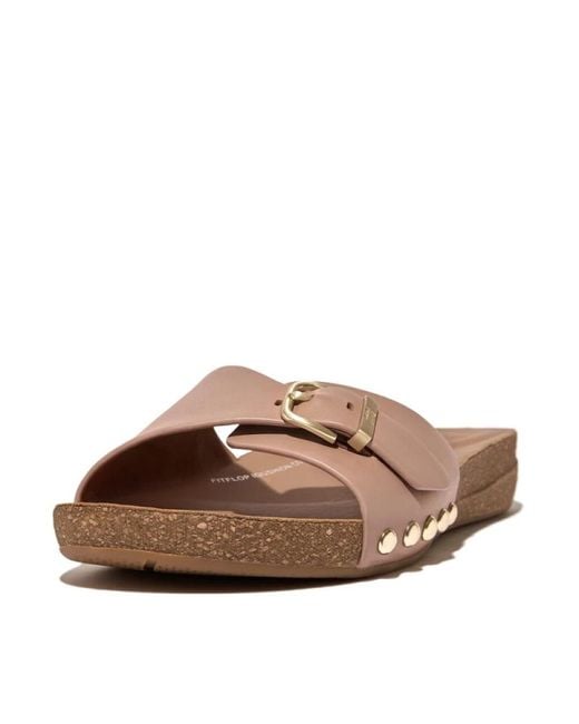 Fitflop Brown Bequeme gepolsterte sandalen