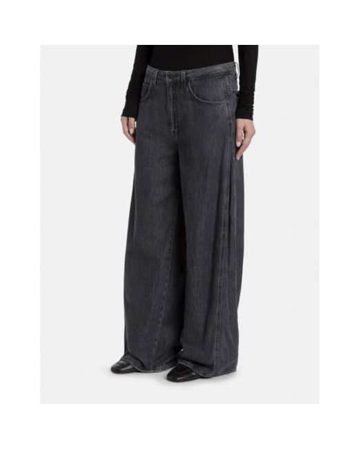 Dondup Gray Wide Jeans
