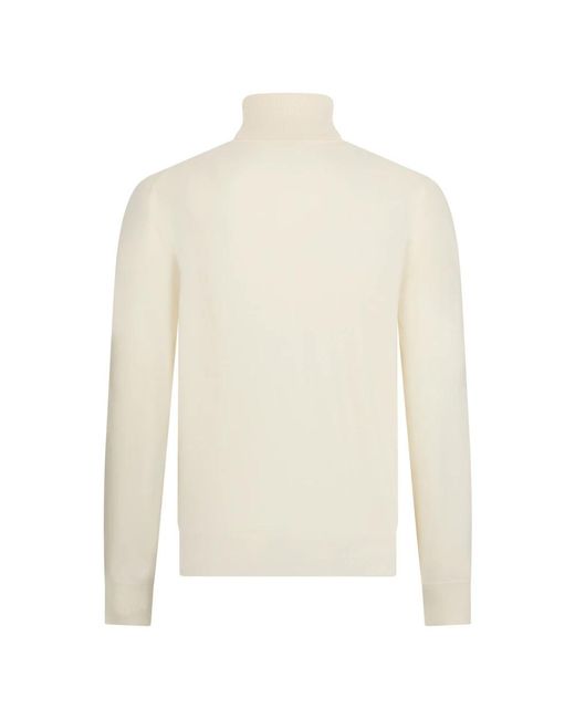 Malo White Turtlenecks for men