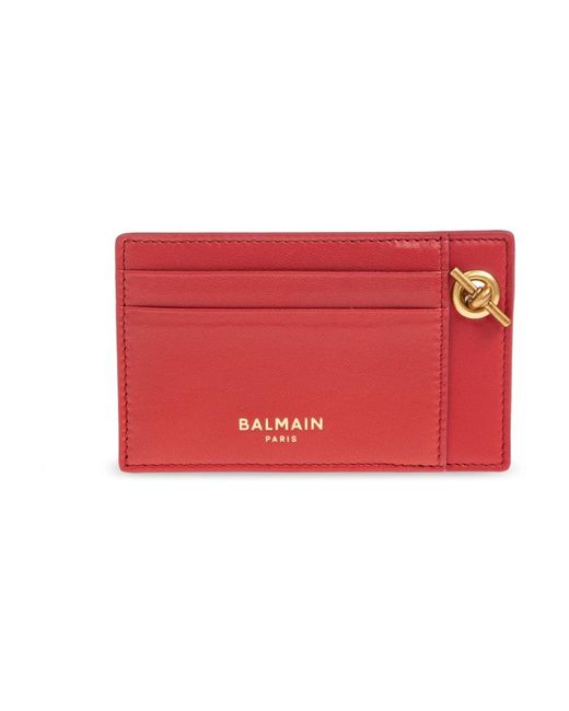 Wallets & Cardholders di Balmain in Red