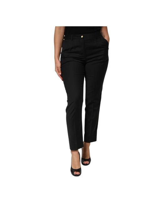 Dolce & Gabbana Black Slim-Fit Trousers