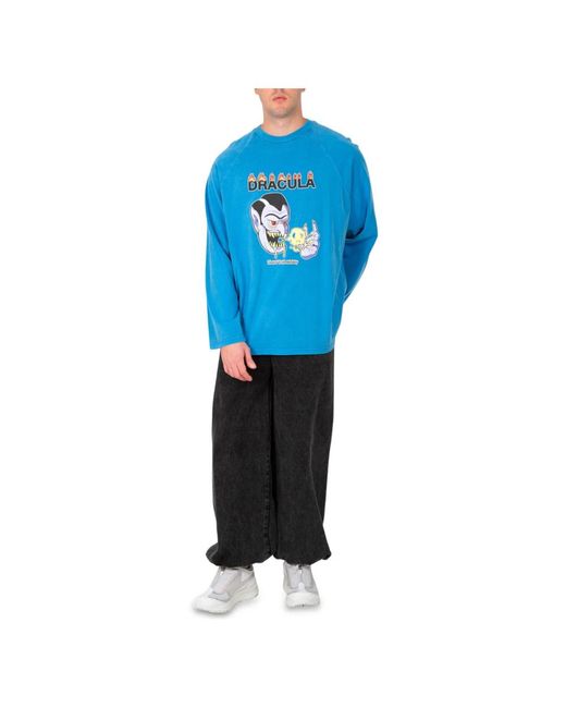 Liberal Youth Ministry Dracula gewaschenes tee in blau in Blue für Herren