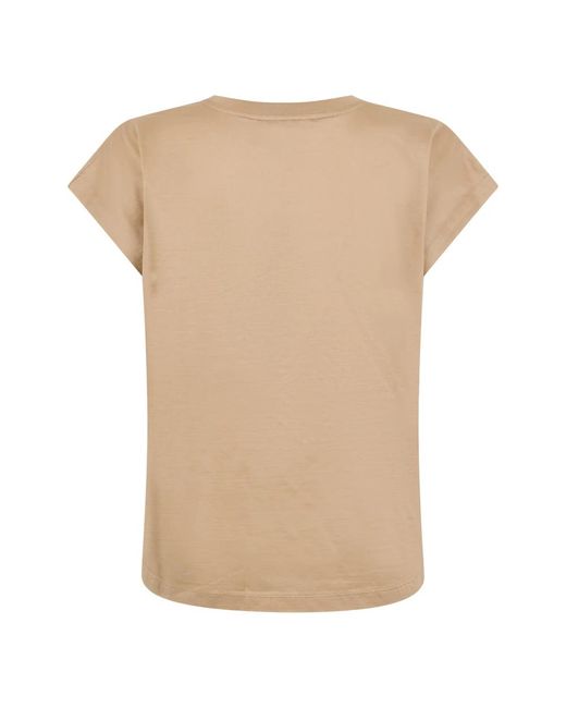 Moorer Daria T-Shirt in het Natural