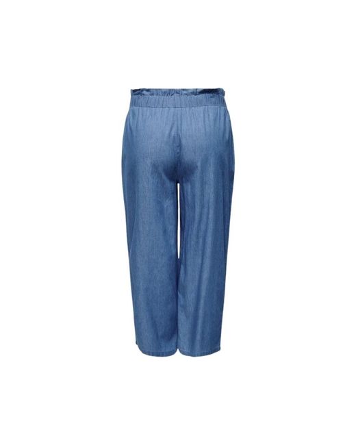 Only Carmakoma Blue Wide Jeans