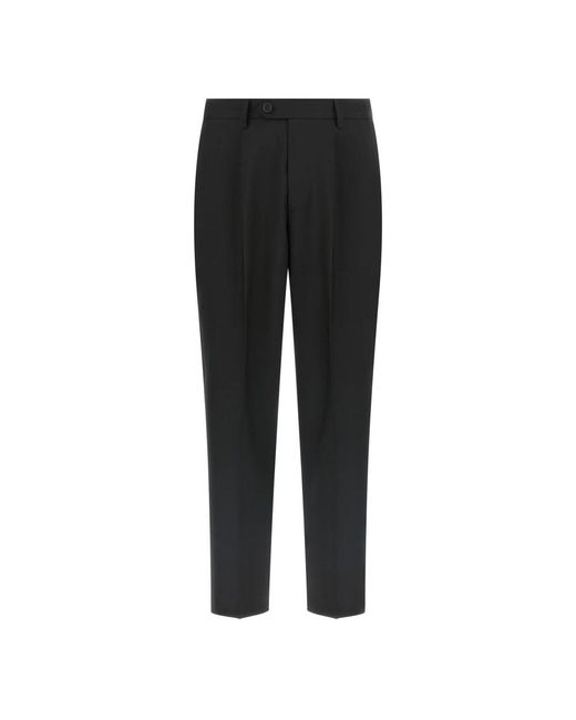 mfpen Black Suit Trousers for men