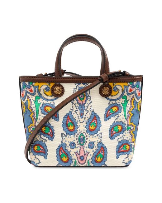 Etro Blue Handtasche