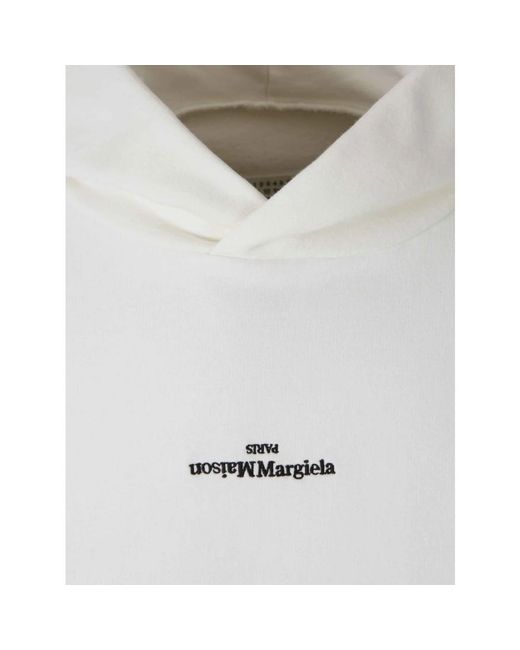 Maison Margiela White Hoodies for men