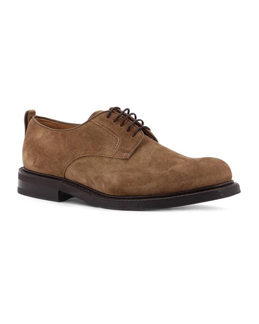 Church's Brown Laced Shoes for men