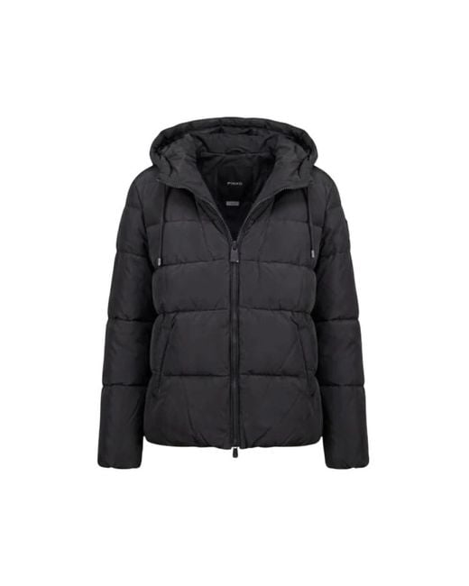Pinko Gewatteerde Jas in het Black