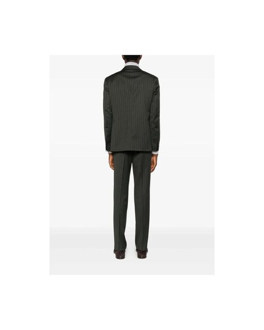 Tagliatore Green Single Breasted Suits for men