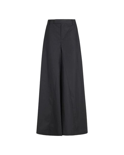 FEDERICA TOSI Gray Wide Trousers