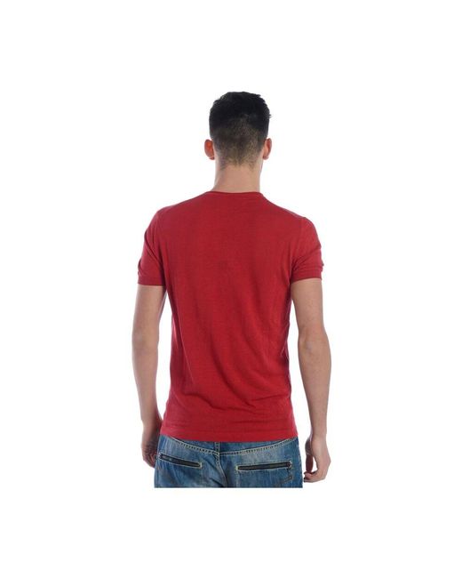 T-Shirts Daniele Alessandrini de hombre de color Red