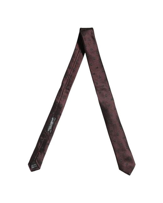 Ties di Dolce & Gabbana in Red da Uomo