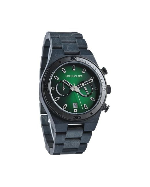 Edenholzer Chronograph Watch in Green für Herren