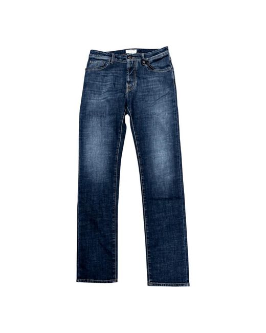 Jacob Cohen Blue Straight Fit Jeans for men