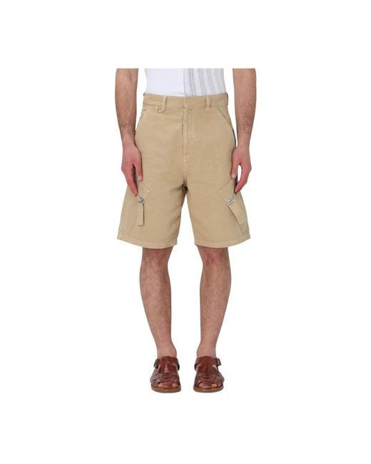Jacquemus Natural Casual Shorts for men