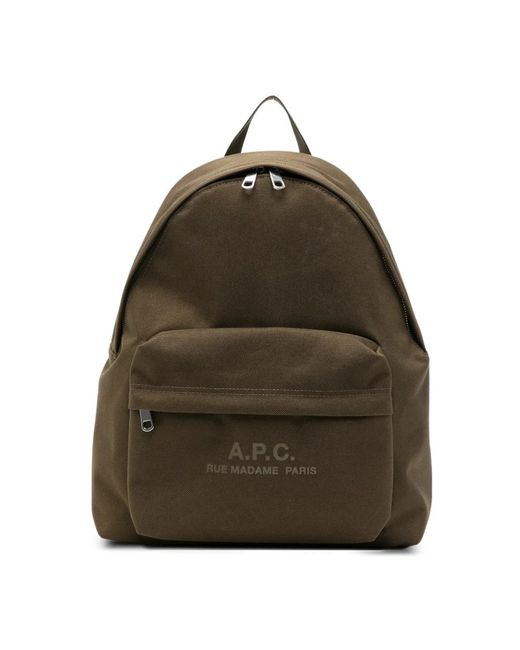 A.P.C. Green Backpacks for men
