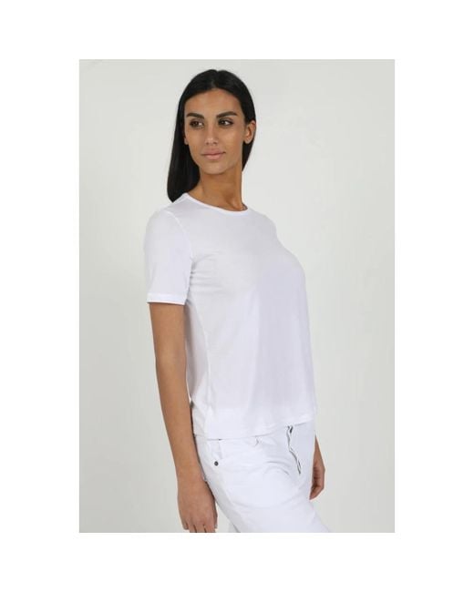 Gran Sasso Tops ,Wit ,Casual T-Shirt Voor Mannen in het Blue