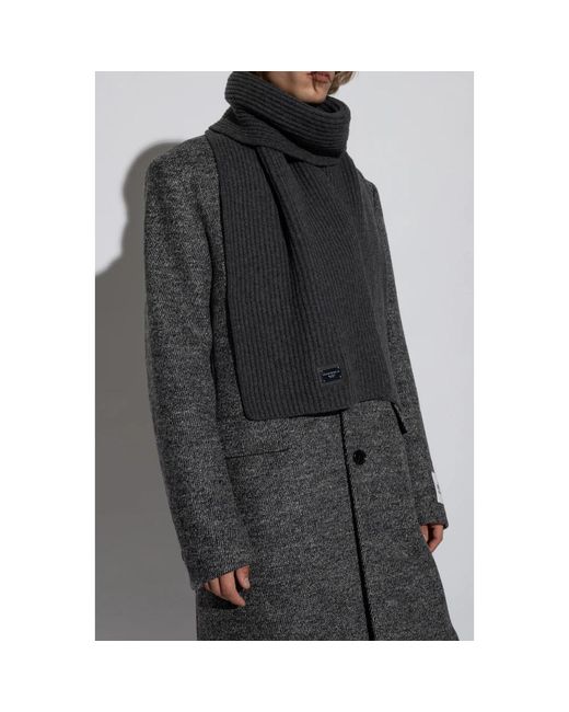 Dolce & Gabbana Black Winter Scarves for men